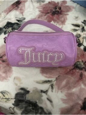 Juicy Couture Lilac Barrel Logo Handle Bag